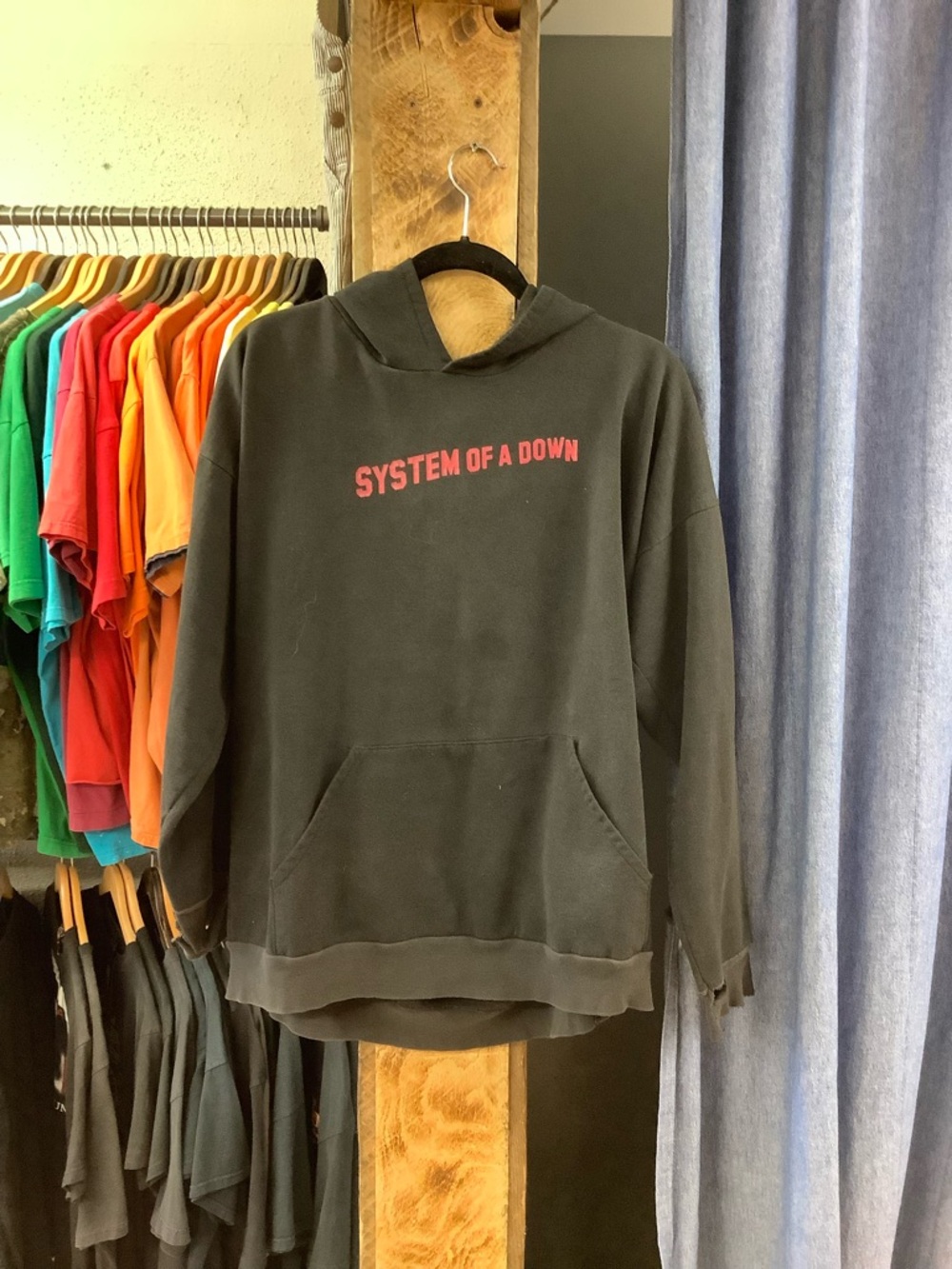 Vintage System Of A Down Black Hoodie